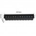 Χωνευτό Φωτιστικό Γραμμικό LED 36W 230V 2880lm 15° CCT 10cm Μαύρο X00210B